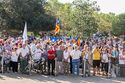 Ofrena froral de la Diada 2016 a Sabadell 